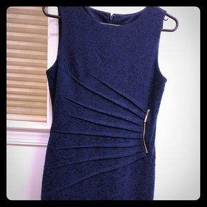 Blue lace Ivanka Trump dress